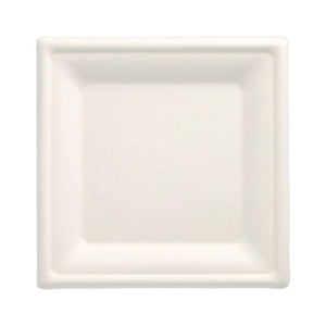 Papstar "Pure" Square Plates Sugar Cane 20x20cm 12pk (Case of 12)