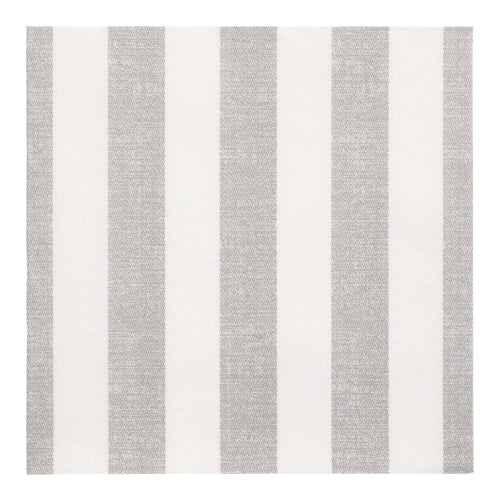 Papstar Royal Collection Napkins Lines - Grey 40x40cm 20pk (Case of 8)