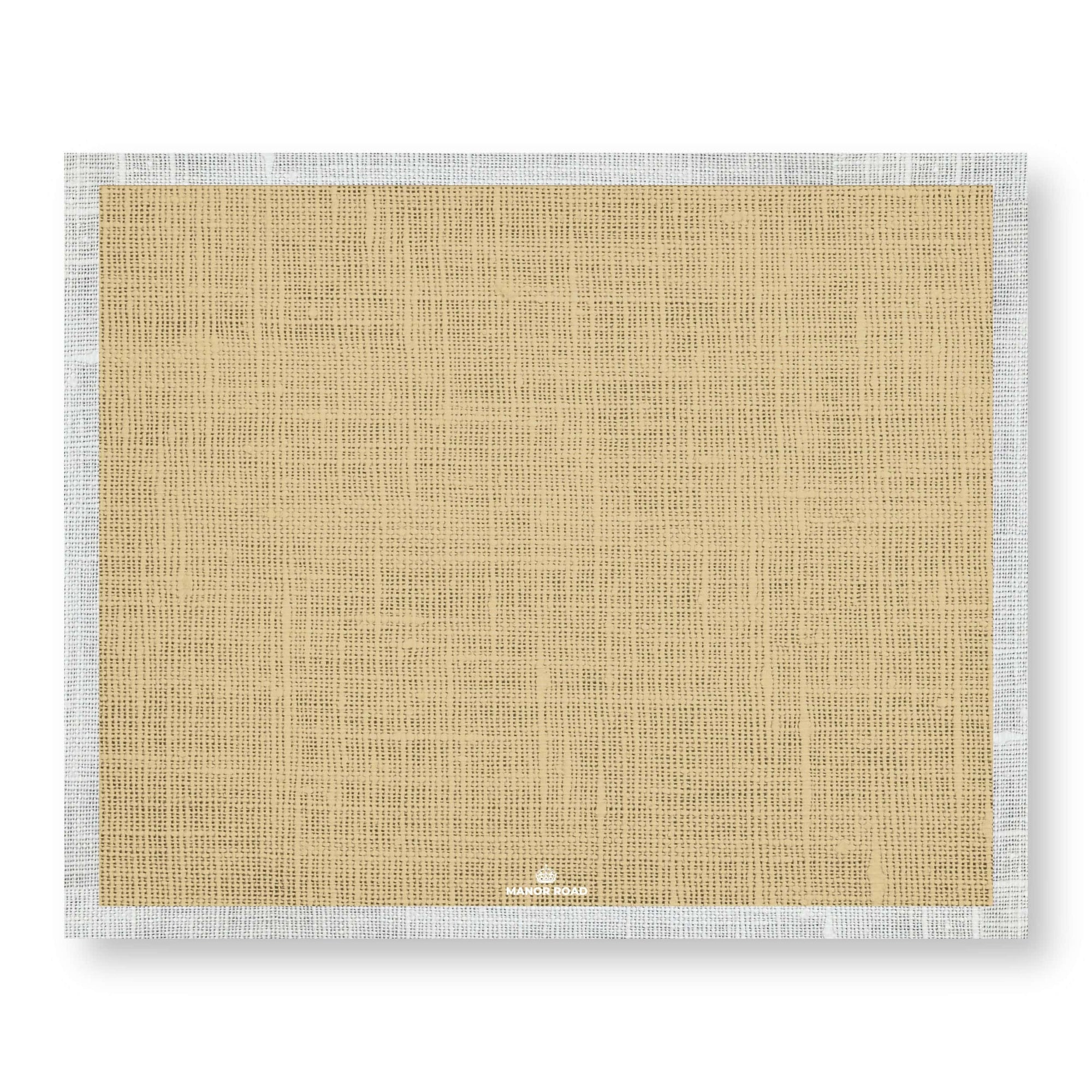 Manor Road Linen (Gold) Placemats 30Pk (Case of 2)