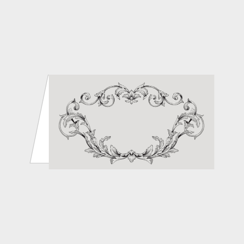 Zela Timeless Elegance Baroque Frame Place Cards 25pk (Case of 2)