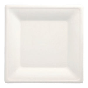Papstar "Pure" Square Plates Sugar Cane 26x26cm 12pk (Case of 12)