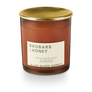 Illume Rhubarb & Honey Lidded Jar Candle 8.3oz (Case of 2)