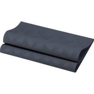 Duni Crystal Black Napkin 40x40cm 40pk (Case of 6)