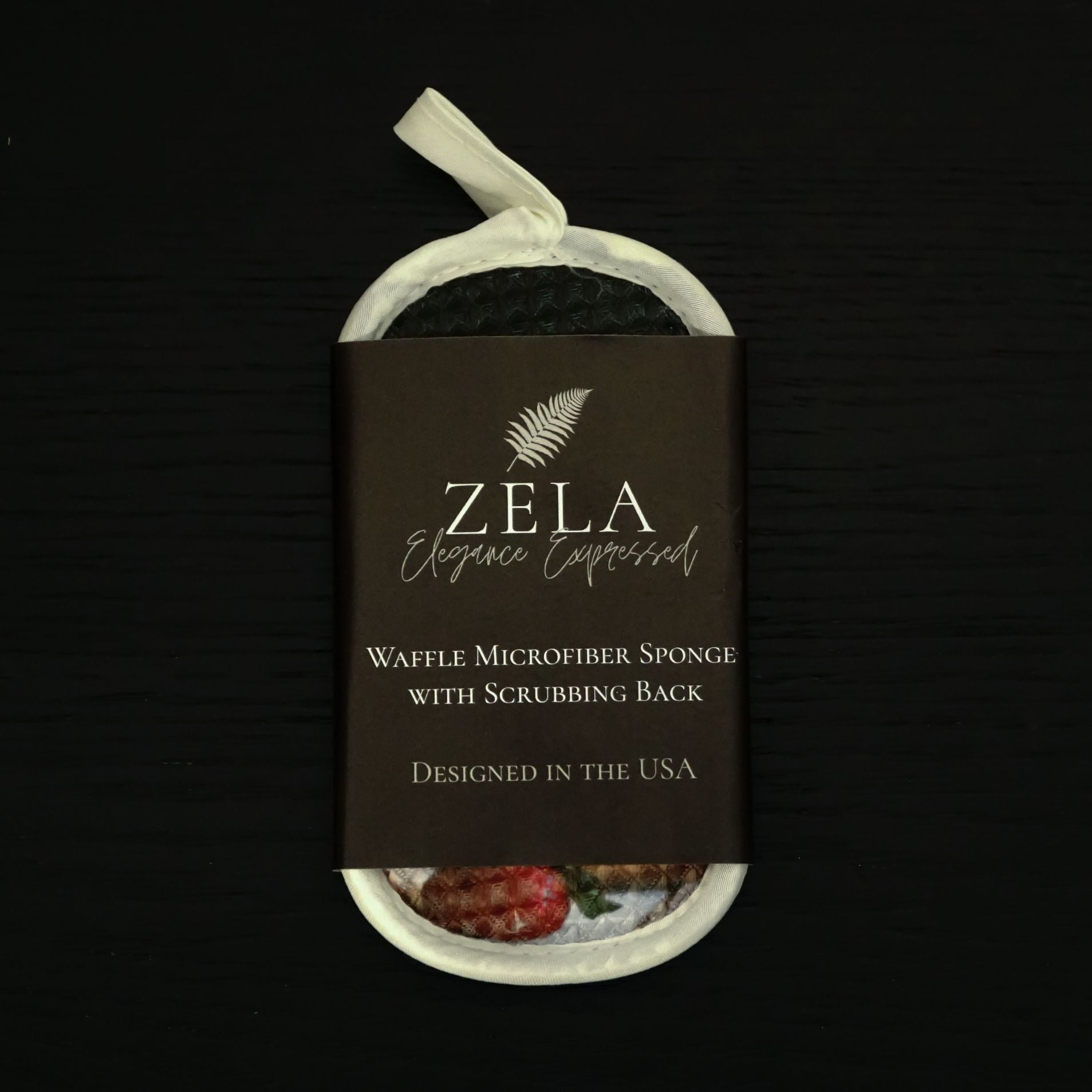 Zela Strawberries Waffle Microfiber Sponge (Case of 1)