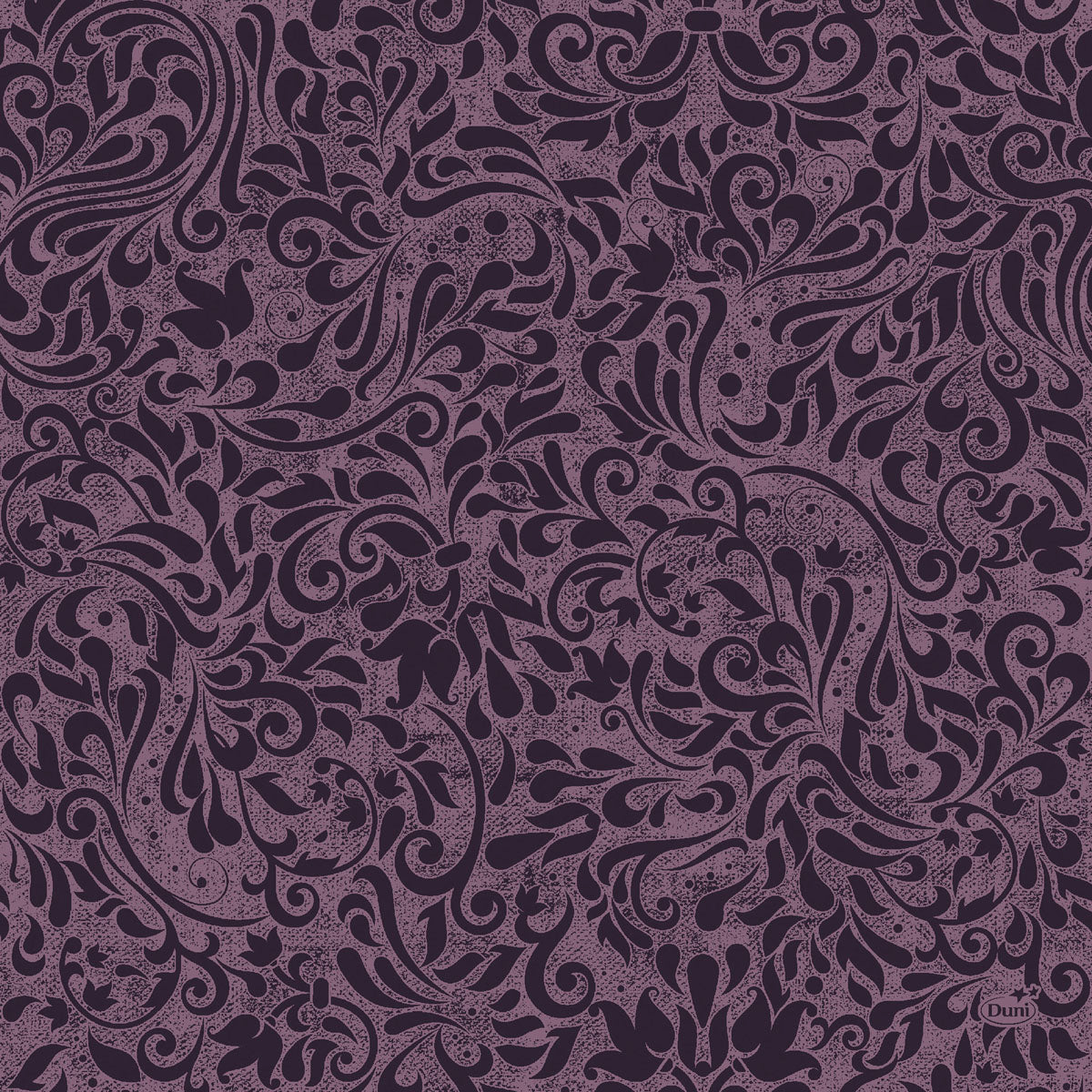 Dunisoft Zinnia Plum Napkin 40x40cm 12pk (Case of 6)