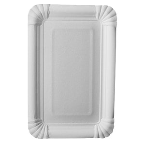 Papstar Pure Rectangle White Plates 13x20cm 25pk (Case of 9)