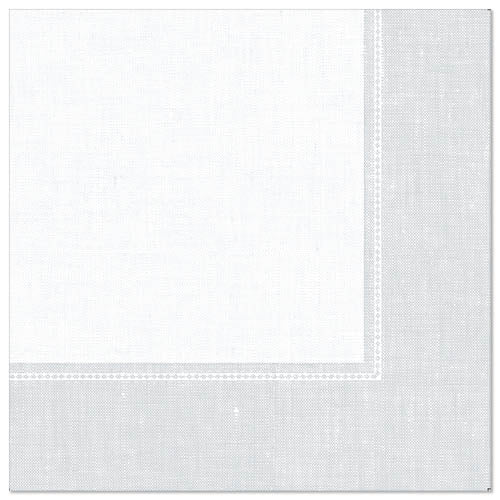 Papstar Royal Collection Napkins Linum - White 40x40cm 50pk (Case of 5)