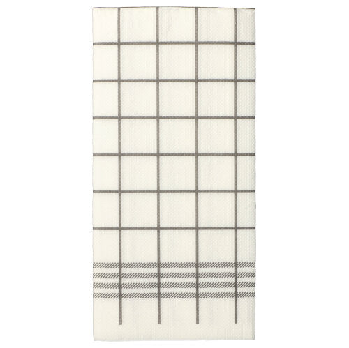 Papstar Kitchen Towel Napkins - Punto Grey 39x40cm 30pk (Case of 6)