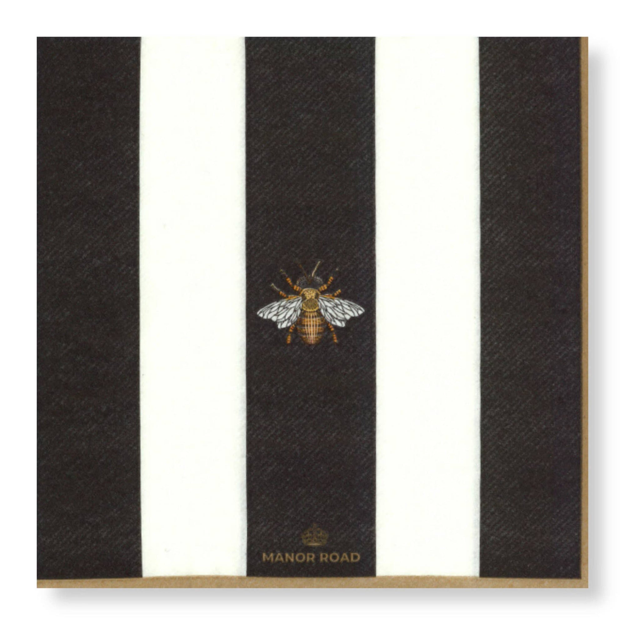 Manor Road The Striped Bee Cocktail Napkins 20Pk (Case of 6)